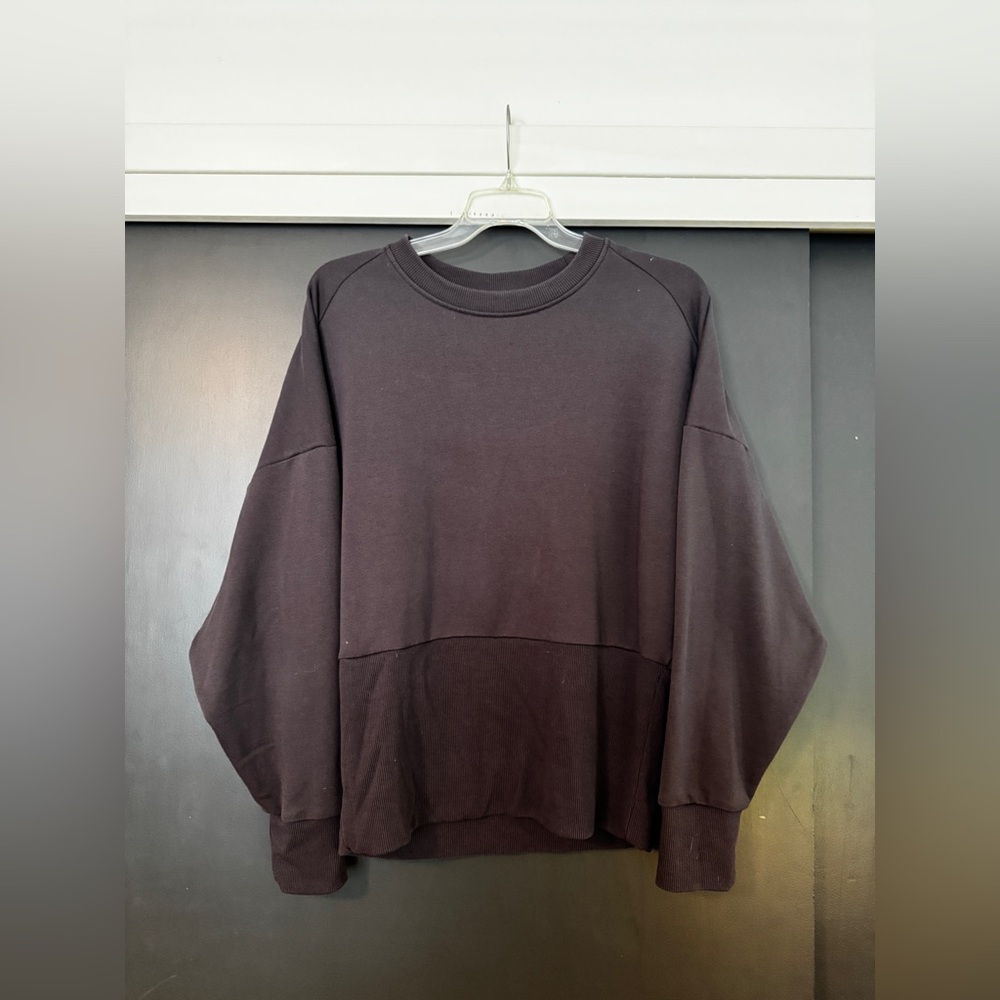 Athleta Women’s Gray Potrero Crewneck Sweater